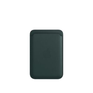 Carteira de couro com MagSafe para iPhone – Verde-floresta